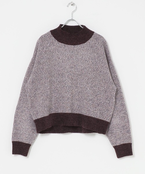 ITEMS URBANRESEARCH(アイテムズ アーバンリサーチ)の「モールミックスハイネックトニット(ニット/セーター・レディース・ブラック/ベージュ/ボルドー・FREE)」の22枚目の写真