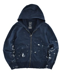 VINTAGE（ヴィンテージ）の「【USED】GAP ペンキ ジップ フーディー（パーカー）」