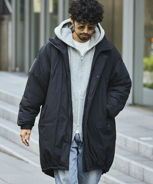 FREAK'S STORE（フリークスストア）の「PRIMALOFT MONSTER COAT/プリマロフト モンスターコート（ブルゾン・メンズ・ブラック/チャコールグレー/グリーン/セージグリーン・SMALL/LARGE/MEDIUM）」の10枚目の写真