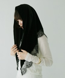 cheriella（シェリエラ）の「【cheriella】マルチベロアスカーフ MULTI VELOUR SCARF（バンダナ/スカーフ）」