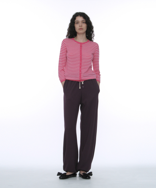 PARTIMENTO WOMEN（パルティメントウィメン）の「PWC オールウェイズスウェットパンツ_8カラー（スウェットパンツ・レディース・ライトグレー/スカイブルー/ピンク/バーガンディー/ライトグリーン/ミント/ダークパープル/ブラック・SMALL/MEDIUM/LARGE）」の11枚目の写真