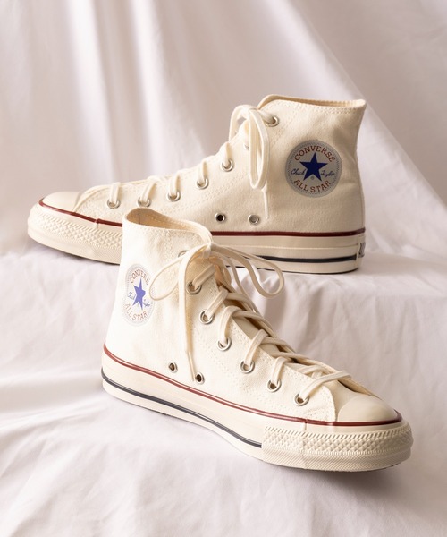 CONVERSE(コンバース)の「【CONVERSE】ALL STAR US HI(スニーカー・メンズ・ホワイト/ブラック・9.5/9/8.5/8/7.5/7/6.5)」の1枚目の写真