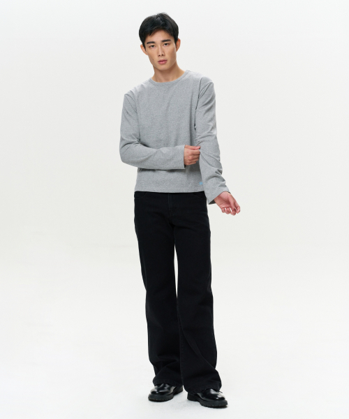 ERA(エラ)の「MEN ERA VINTAGE COTTON LS T - グレー(Tシャツ/カットソー・メンズ・その他・MEDIUM/LARGE)」の5枚目の写真