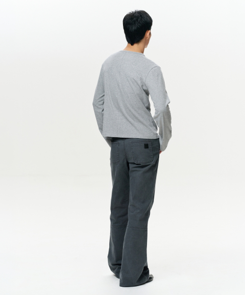 ERA(エラ)の「MEN ERA VINTAGE COTTON LS T - グレー(Tシャツ/カットソー・メンズ・その他・MEDIUM/LARGE)」の7枚目の写真
