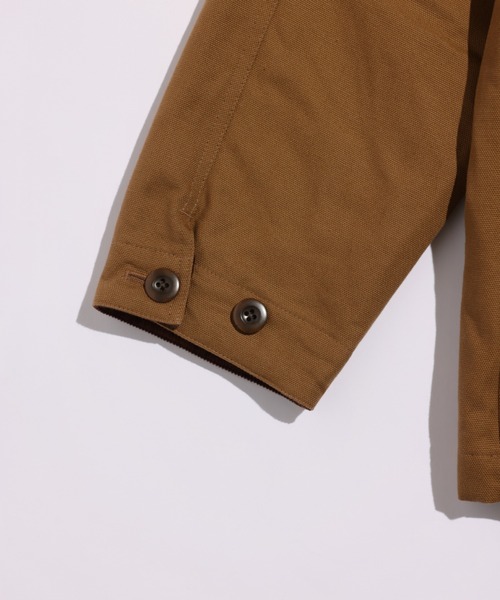 SIERRA DESIGNS（シェラデザイン）の「日本製【新商品】90's COTTON COVERALL（ブルゾン・メンズ・ブラウン/ネイビー/ブラック/タン/オリーブ/グレー・MEDIUM/SMALL/X-LARGE/LARGE）」の7枚目の写真