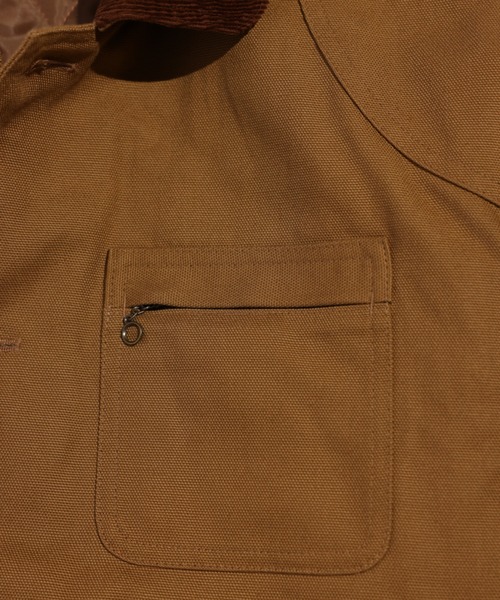 SIERRA DESIGNS（シェラデザイン）の「日本製【新商品】90's COTTON COVERALL（ブルゾン・メンズ・ブラウン/ネイビー/ブラック/タン/オリーブ/グレー・MEDIUM/SMALL/X-LARGE/LARGE）」の13枚目の写真
