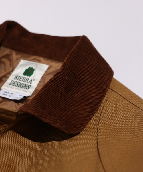 SIERRA DESIGNS（シェラデザイン）の「日本製【新商品】90's COTTON COVERALL（ブルゾン・メンズ・ブラウン/ネイビー/ブラック/タン/オリーブ/グレー・MEDIUM/SMALL/X-LARGE/LARGE）」の15枚目の写真