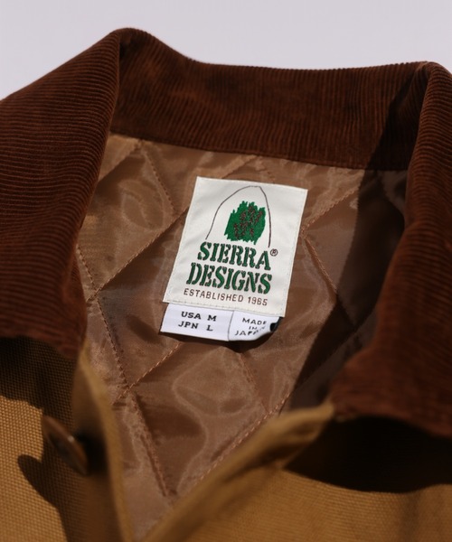 SIERRA DESIGNS（シェラデザイン）の「日本製【新商品】90's COTTON COVERALL（ブルゾン・メンズ・ブラウン/ネイビー/ブラック/タン/オリーブ/グレー・MEDIUM/SMALL/X-LARGE/LARGE）」の16枚目の写真