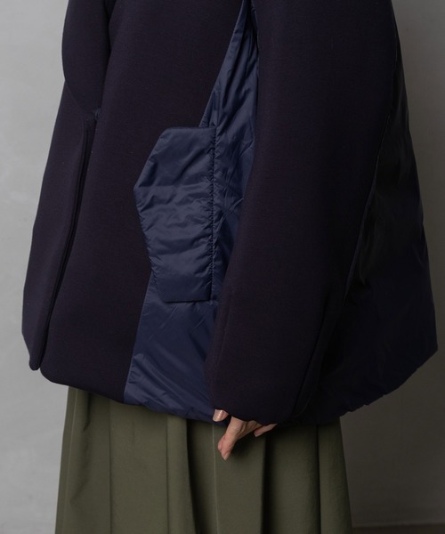 MARECHAL TERRE(マルシャルテル)の「テーラードブルゾンコート(ピーコート・レディース・ブラック/ネイビー/サンドベージュ/ブラウン・MEDIUM)」の21枚目の写真