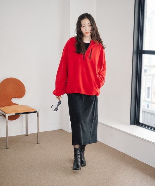 niko and...(ニコアンド)の「スクエアヒールブーツ / 抗菌消臭(ブーツ・レディース・ブラック/キャメル・MEDIUM/LARGE)」の4枚目の写真