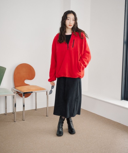 niko and...(ニコアンド)の「スクエアヒールブーツ / 抗菌消臭(ブーツ・レディース・ブラック/キャメル・MEDIUM/LARGE)」の5枚目の写真