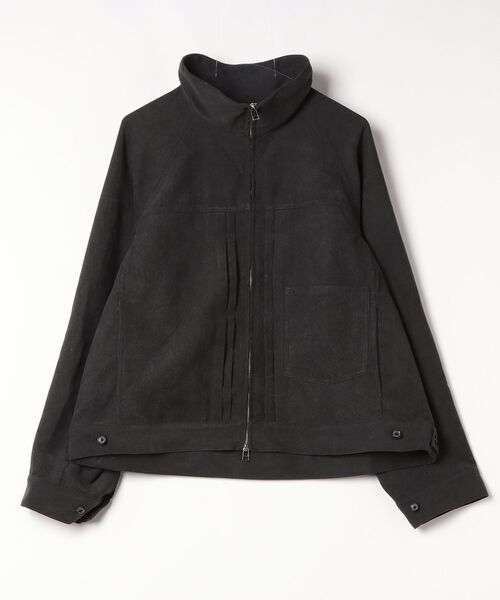 my beautiful landlet(マイビューティフルランドレット)の「【my beautiful landlet】 CORDUROY ZIP JACKET(ブルゾン・メンズ・オリーブ/グレー/ブラック・1)」の1枚目の写真