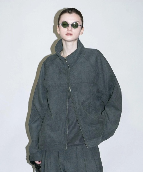 my beautiful landlet(マイビューティフルランドレット)の「【my beautiful landlet】 CORDUROY ZIP JACKET(ブルゾン・メンズ・オリーブ/グレー/ブラック・1)」の2枚目の写真