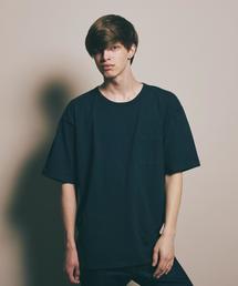 MONKEY TIME | ＜monkey time by CALUX＞ ∴ オーバーダイ 1ポケ ビッグ Tシャツ◆(Tシャツ/カットソー)