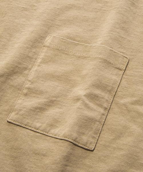 MONKEY TIME(モンキータイム)の「<monkey time by CALUX> ∴ オーバーダイ 1ポケ ビッグ Tシャツ◆(Tシャツ/カットソー・メンズ・コバルトブルー/ライトピンク/ダークグリーン/モカ/オリーブ/ブラウン/ダークグレー/ホワイト・LARGE/MEDIUM/SMALL/X-LARGE)」の14枚目の写真