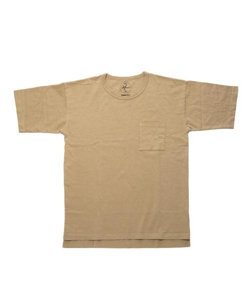 MONKEY TIME(モンキータイム)の「<monkey time by CALUX> ∴ オーバーダイ 1ポケ ビッグ Tシャツ◆(Tシャツ/カットソー・メンズ・コバルトブルー/ライトピンク/ダークグリーン/モカ/オリーブ/ブラウン/ダークグレー/ホワイト・LARGE/MEDIUM/SMALL/X-LARGE)」の10枚目の写真