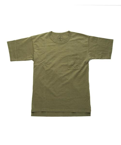 MONKEY TIME(モンキータイム)の「<monkey time by CALUX> ∴ オーバーダイ 1ポケ ビッグ Tシャツ◆(Tシャツ/カットソー・メンズ・コバルトブルー/ライトピンク/ダークグリーン/モカ/オリーブ/ブラウン/ダークグレー/ホワイト・LARGE/MEDIUM/SMALL/X-LARGE)」の11枚目の写真