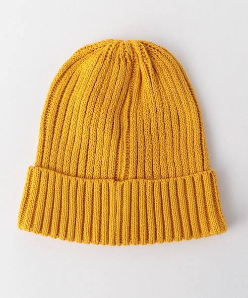 coen（コーエン）の「【coen kids】コットンリブニットワッチ2016FW（ニットキャップ/ビーニー・キッズ・グレー/レッド/マスタード/ネイビー・FREE）」の5枚目の写真