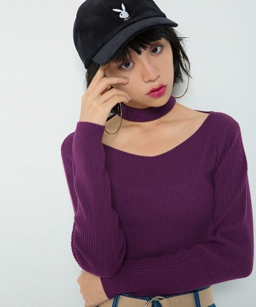 PLAYBOY（プレイボーイ）の「∴WEGO/PLAYBOY LOWキャップ（キャップ・レディース・ダークグリーン/ホワイト/パープル/マスタード/ブラック/ワイン・FREE）」の19枚目の写真