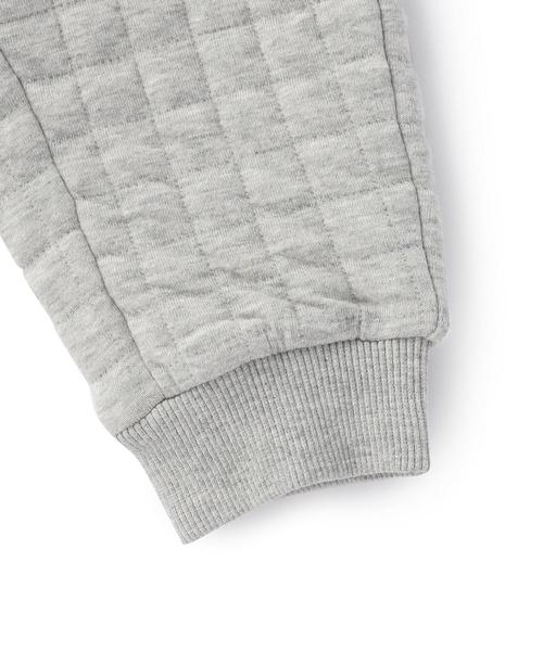 green label relaxing(グリーンレーベルリラクシング)の「キルトジャカード ボア ポケット サルエルパンツ(その他パンツ・キッズ・オリーブ/グレー・85cm/75cm)」の5枚目の写真