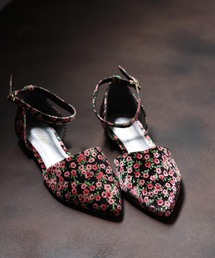 SESTO（セスト）の「アンクルストラップのポインテッドトゥフラットパンプス（パンプス）」