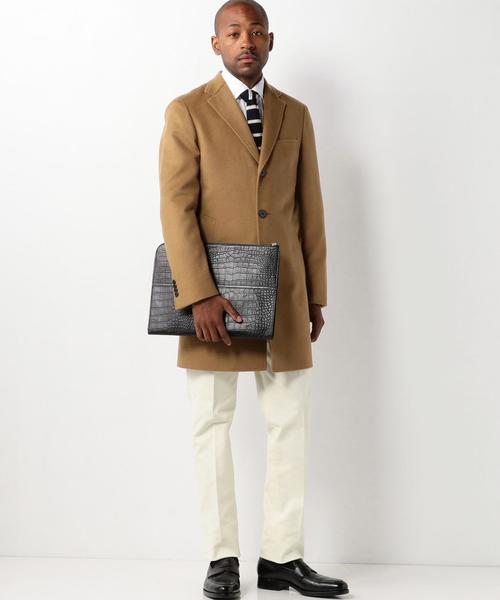 UNITED ARROWS(ユナイテッドアローズ)の「BAD ビーバー チェスターコート(チェスターコート・メンズ・ブラック/ブラウン・X-LARGE/LARGE/SMALL/MEDIUM)」の12枚目の写真