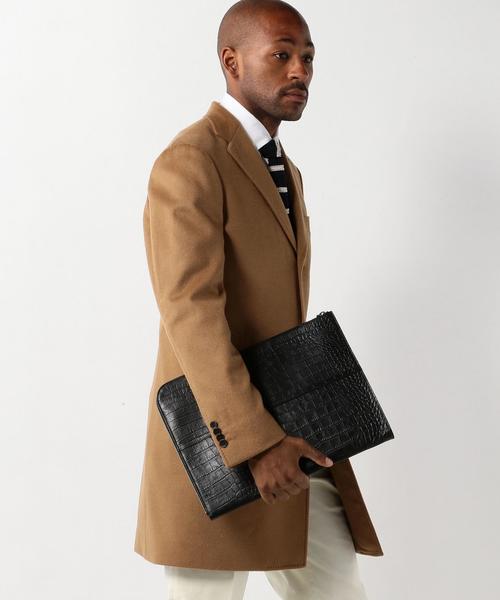 UNITED ARROWS(ユナイテッドアローズ)の「BAD ビーバー チェスターコート(チェスターコート・メンズ・ブラック/ブラウン・X-LARGE/LARGE/SMALL/MEDIUM)」の6枚目の写真