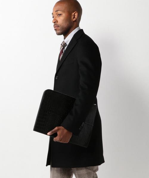 UNITED ARROWS(ユナイテッドアローズ)の「BAD ビーバー チェスターコート(チェスターコート・メンズ・ブラック/ブラウン・X-LARGE/LARGE/SMALL/MEDIUM)」の9枚目の写真