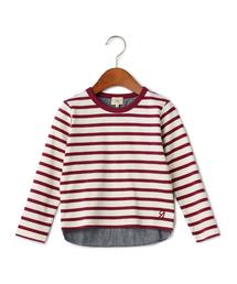 green label relaxing | 【KIDS】スムースキモウ ボーダー シシュウ(Tシャツ/カットソー)