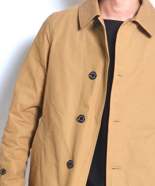 SHIPS JET BLUE（シップスジェットブルー）の「SHIPS JET BLUE: ダウンライナー ステンカラーコート■（ステンカラーコート・メンズ・グリーン/ブラック/ベージュ・LARGE/SMALL/MEDIUM/X-LARGE）」の12枚目の写真