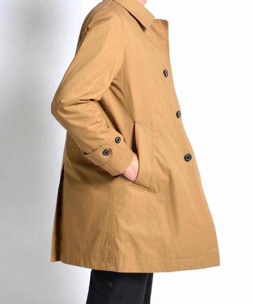 SHIPS JET BLUE（シップスジェットブルー）の「SHIPS JET BLUE: ダウンライナー ステンカラーコート■（ステンカラーコート・メンズ・グリーン/ブラック/ベージュ・LARGE/SMALL/MEDIUM/X-LARGE）」の4枚目の写真