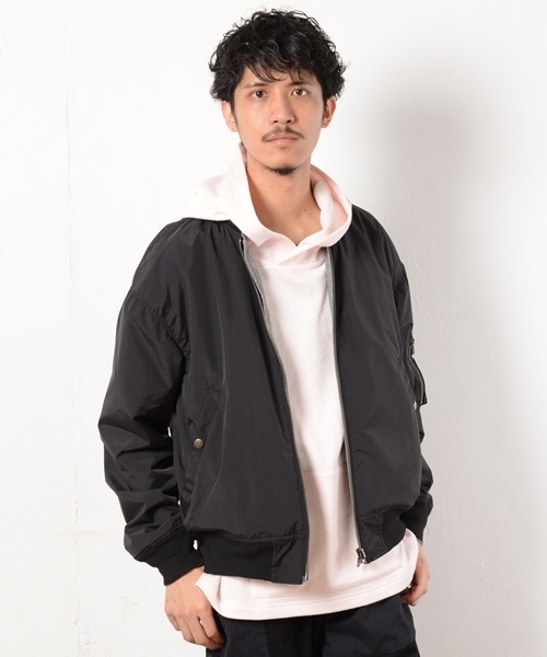 Ciaopanic チャオパニック の ナイロンコーティング カチオンストレッチリバーシブルma1 Ma 1 Wear