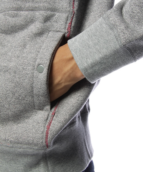 HYSTERIC GLAMOUR（ヒステリックグラマー）の「HYS ROCK WOMAN pt リバーシブルPK（パーカー・メンズ・ピンク/グリーン/トップグレー・SMALL/MEDIUM/LARGE）」の10枚目の写真