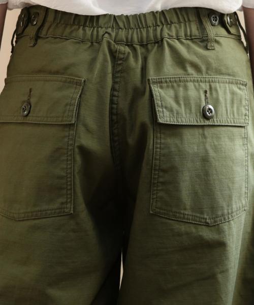 coen（コーエン）の「【新色登場・大人気・追加生産】ベイカーワイドパンツ（その他パンツ・レディース・オリーブ/ベージュ・SMALL/LARGE/MEDIUM）」の13枚目の写真