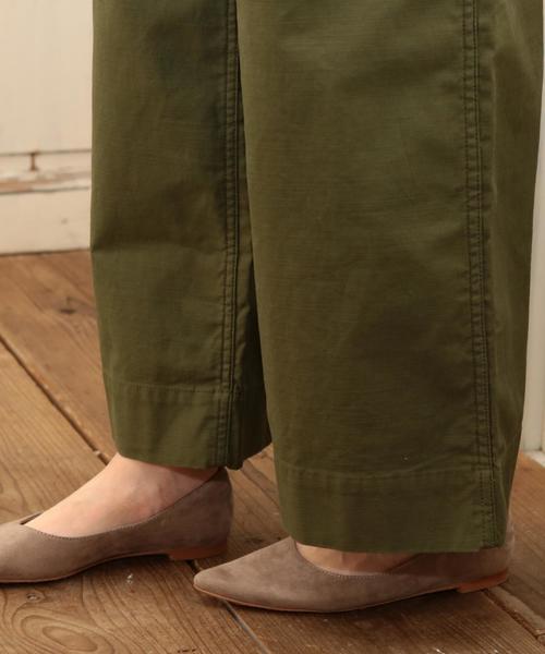 coen（コーエン）の「【新色登場・大人気・追加生産】ベイカーワイドパンツ（その他パンツ・レディース・オリーブ/ベージュ・SMALL/LARGE/MEDIUM）」の16枚目の写真