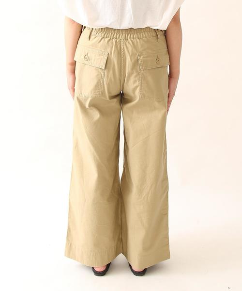 coen（コーエン）の「【新色登場・大人気・追加生産】ベイカーワイドパンツ（その他パンツ・レディース・オリーブ/ベージュ・SMALL/LARGE/MEDIUM）」の19枚目の写真