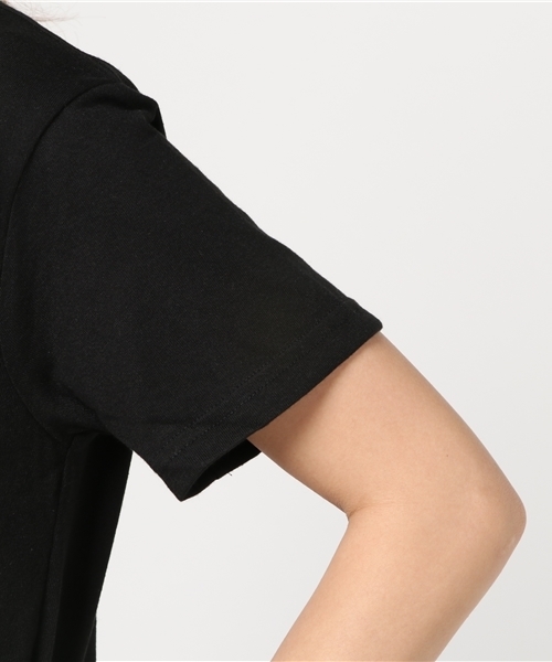 Honeys(ハニーズ)の「刺繍入りTシャツ(Tシャツ/カットソー・レディース・ブラック/カーキ/ホワイト×ブラック/ピンク/オフホワイト/オレンジ・S/M/L)」の11枚目の写真