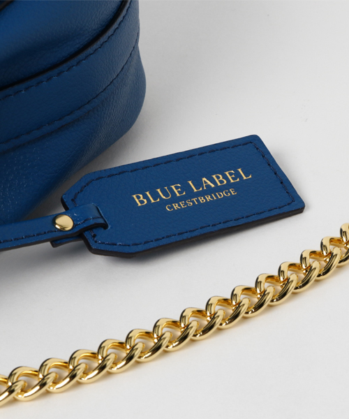 BLUE LABEL CRESTBRIDGE（ブルーレーベルクレストブリッジ）の「ミニレザーバッグ（ショルダーバッグ・レディース・ブルー/ブラック/イエロー・X）」の7枚目の写真