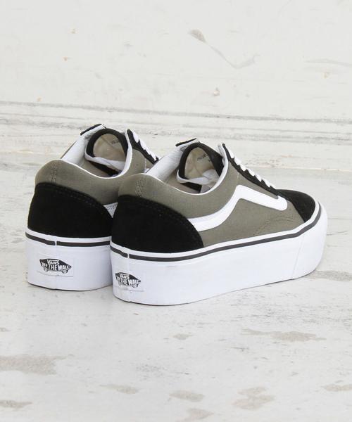 VANS(バンズ)の「【国内exclusive】<VANS(バンズ)>∴OLD SKOOL プラットフォームオールドスクール/スニーカー ◆(スニーカー・レディース・グレー・6/5h/6h/5/4h)」の5枚目の写真