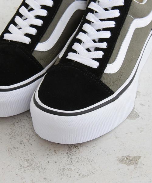 VANS(バンズ)の「【国内exclusive】<VANS(バンズ)>∴OLD SKOOL プラットフォームオールドスクール/スニーカー ◆(スニーカー・レディース・グレー・6/5h/6h/5/4h)」の7枚目の写真