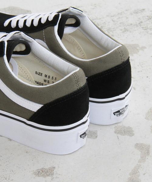 VANS(バンズ)の「【国内exclusive】<VANS(バンズ)>∴OLD SKOOL プラットフォームオールドスクール/スニーカー ◆(スニーカー・レディース・グレー・6/5h/6h/5/4h)」の8枚目の写真