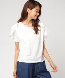 WEGO | WEGO/2WAYオープンショルダーフリルTシャツ(Tシャツ/カットソー)