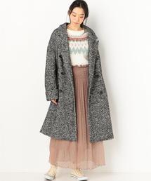 Another Edition | ヘリボーンダブルロングコート(その他アウター)