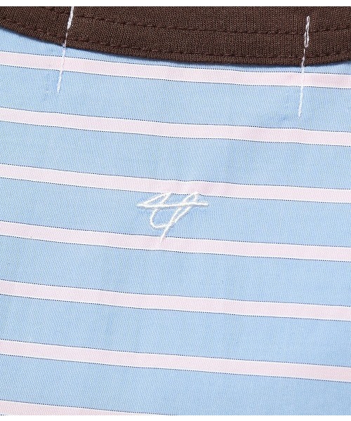 ADAM ET ROPE'(アダムエロペ)の「【ALOYE】別注 フハク切り替えロングスリーブT(Tシャツ/カットソー・メンズ・ベージュ/ネイビー・L/M)」の3枚目の写真