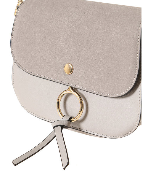 Edit Sheen（エディットシーン）の「リングデザインフラップミニショルダー（ショルダーバッグ・レディース・ブラック/ネイビー/ボルドー/キャメル/グレー・FREE）」の13枚目の写真