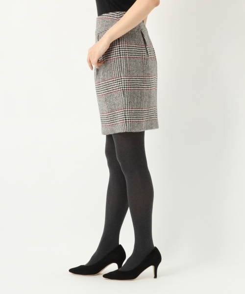 A part by（アパートバイ）の「Wコンチェックコクーンスカート 778478（スカート・レディース・グレー系その他/ベージュ系その他・LARGE/MEDIUM）」の7枚目の写真