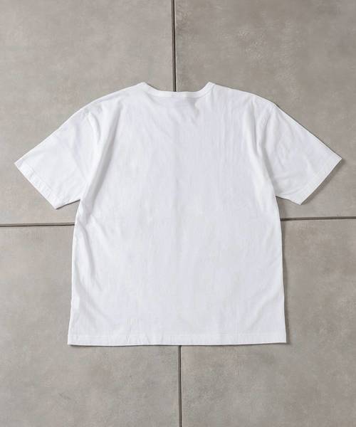 Champion（チャンピオン）の「【Champion/チャンピオン】別注ウォッシュド加工Tシャツ（Tシャツ/カットソー・メンズ・グレー/チャコールグレー/ダークグリーン/ブルー/ホワイト/ブラック/ネイビー・L/M/S）」の12枚目の写真