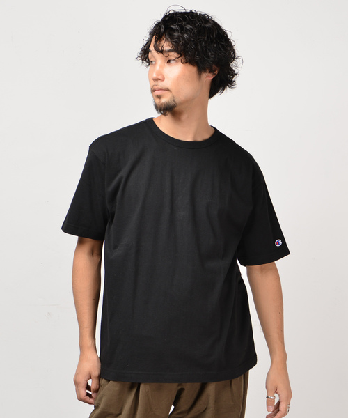Champion（チャンピオン）の「【Champion/チャンピオン】別注ウォッシュド加工Tシャツ（Tシャツ/カットソー・メンズ・グレー/チャコールグレー/ダークグリーン/ブルー/ホワイト/ブラック/ネイビー・L/M/S）」の16枚目の写真