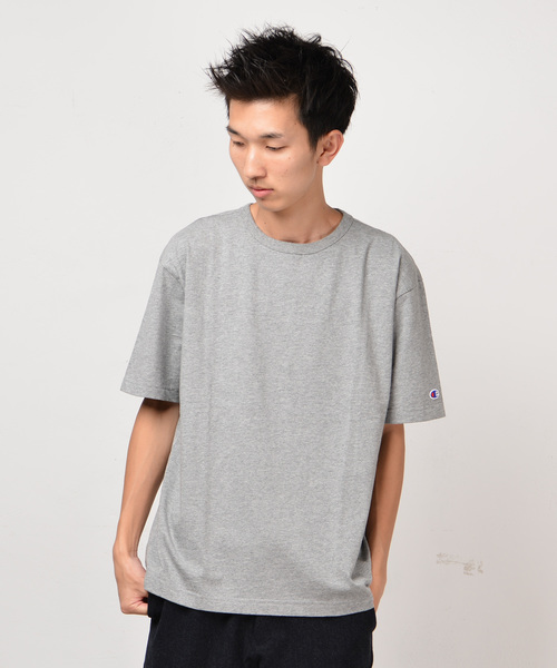 Champion（チャンピオン）の「【Champion/チャンピオン】別注ウォッシュド加工Tシャツ（Tシャツ/カットソー・メンズ・グレー/チャコールグレー/ダークグリーン/ブルー/ホワイト/ブラック/ネイビー・L/M/S）」の21枚目の写真