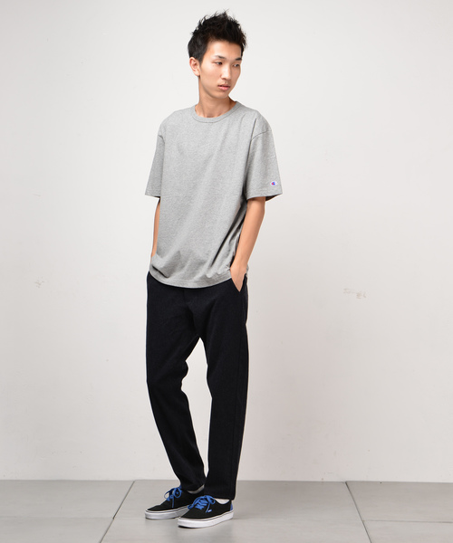 Champion（チャンピオン）の「【Champion/チャンピオン】別注ウォッシュド加工Tシャツ（Tシャツ/カットソー・メンズ・グレー/チャコールグレー/ダークグリーン/ブルー/ホワイト/ブラック/ネイビー・L/M/S）」の22枚目の写真